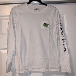 Vineyard Vines Halloween tee-long sleeve